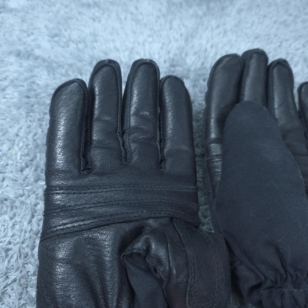 Kombi Gloves Womens Medium Black Gore-Tex Waterproof Leather Trim Ski